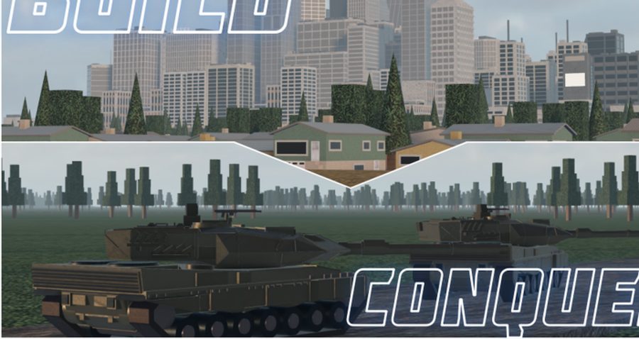 Official screenshot: tanks on the plot, the units you build and lose